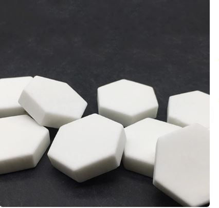 Thumbnail: Ceramic Frag Discs Plugs 20 pcs White Hexagon
