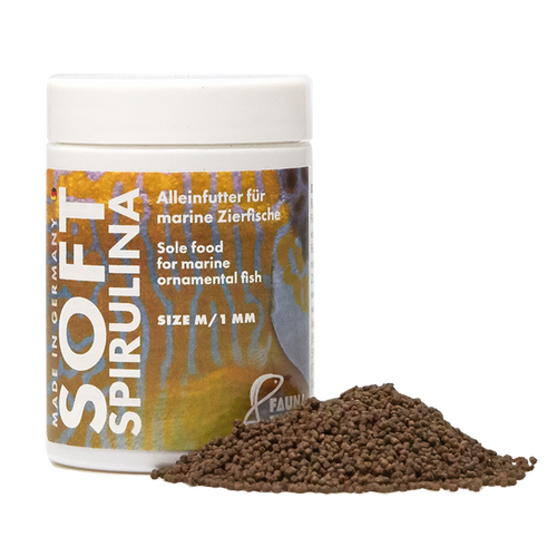 Fauna Marin Soft Spirulina Fish Food 100 ml Medium Pellets Tropic N