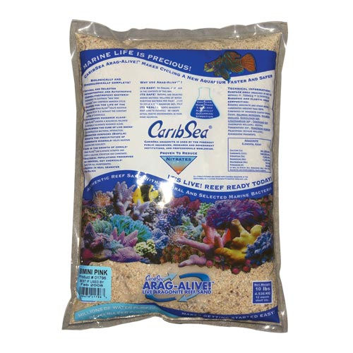 CaribSea Arag-Alive Bimini Pink Sand 10 lb