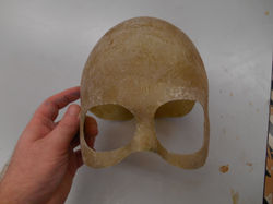 Finished Fiberglass Helm.