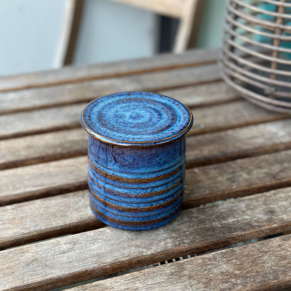 Thumbnail: Got The Blues French Butter Dish