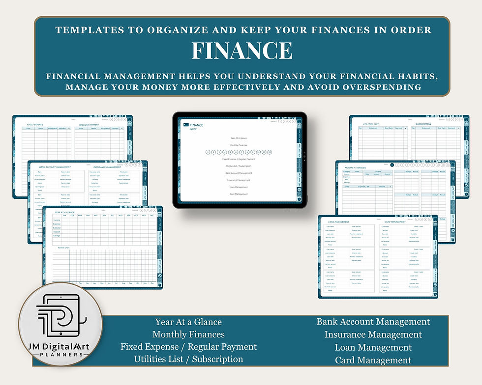 Thumbnail: Undated Digital Planner: Your Ultimate Tool for Organization and Productivity