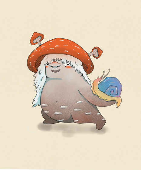 Charakterdesign Pilzmännchen