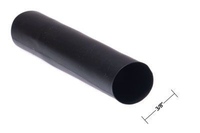 Commercial Electric 1/4 In. Heat Shrink Tubing, Black (5-Pack) HS-250B