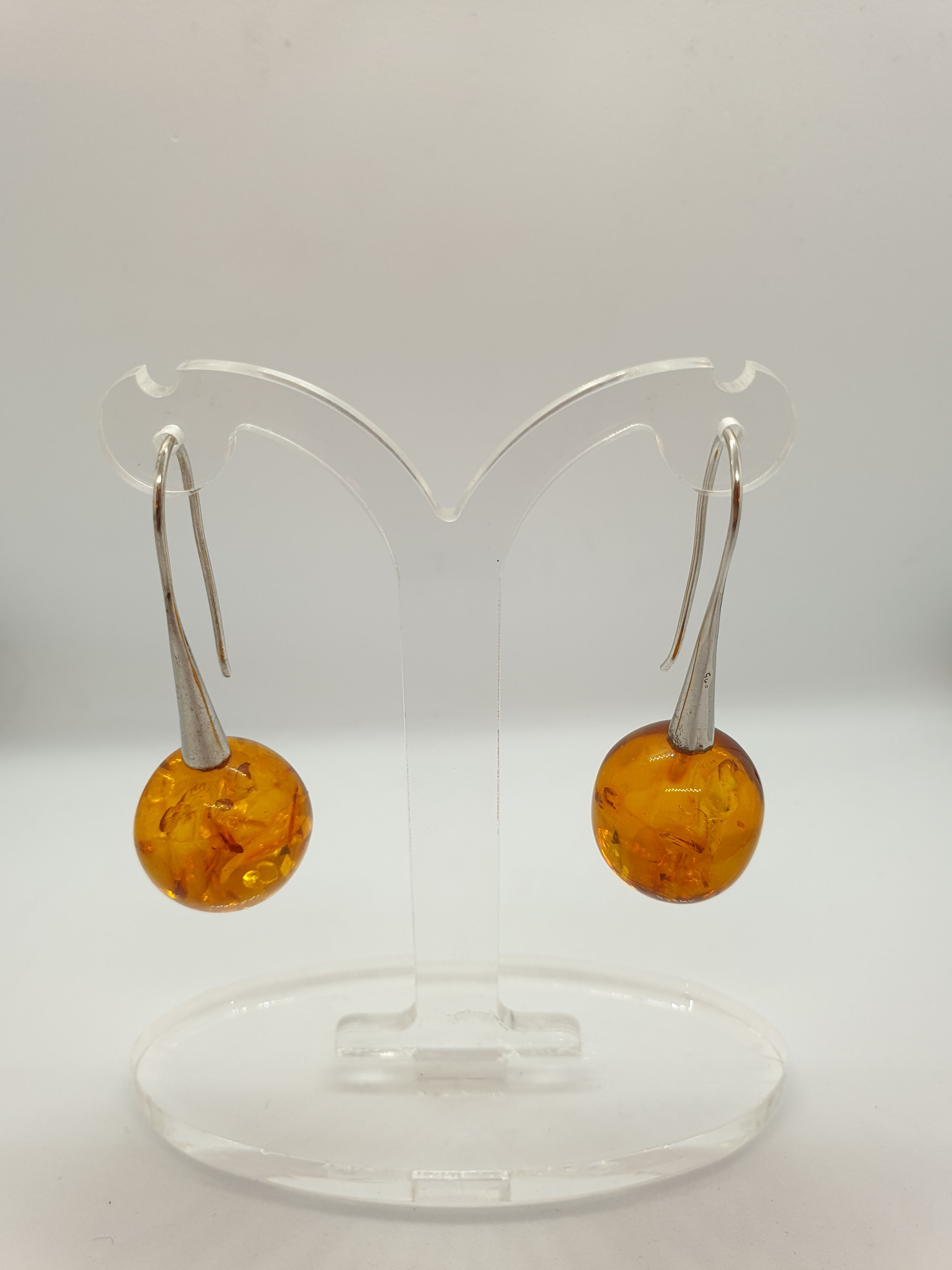 Orecchini in Ambra e Argento