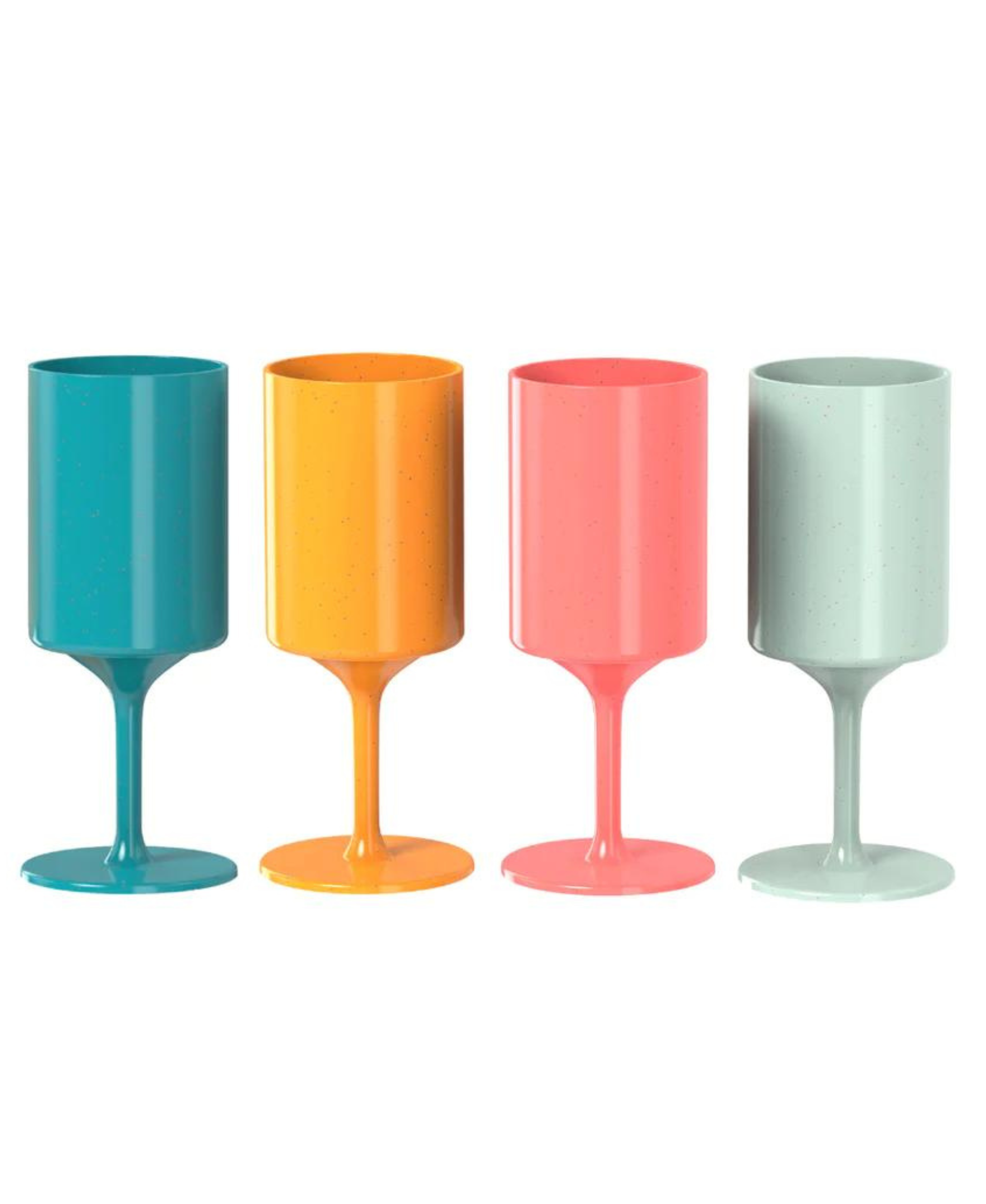 Eco Party Cup, 4 Piece Multi, Outdoor Wine Glass