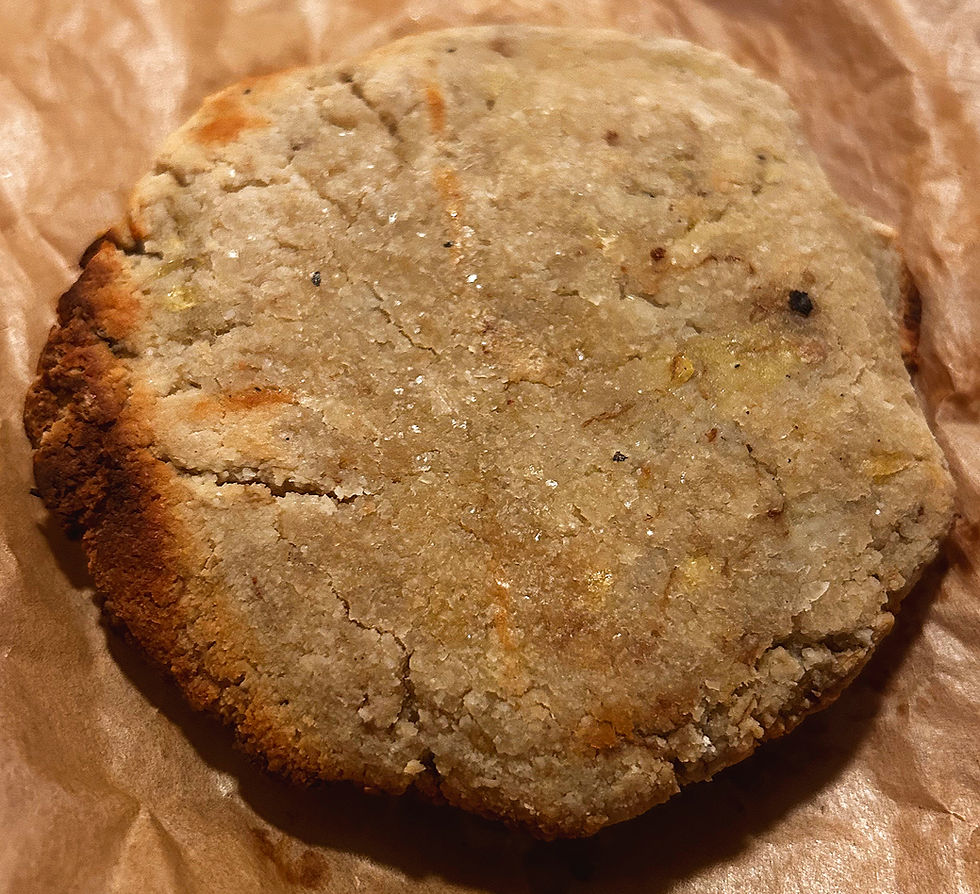 A Heart Murmur + 3-Ingredient Single-Serve Nutty Banana Cookie