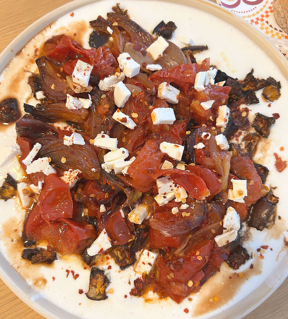 Moving Over + Warm Mediterranean Salad