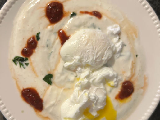 A Visit from Nagymama + Turkish Eggs