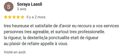 avis client