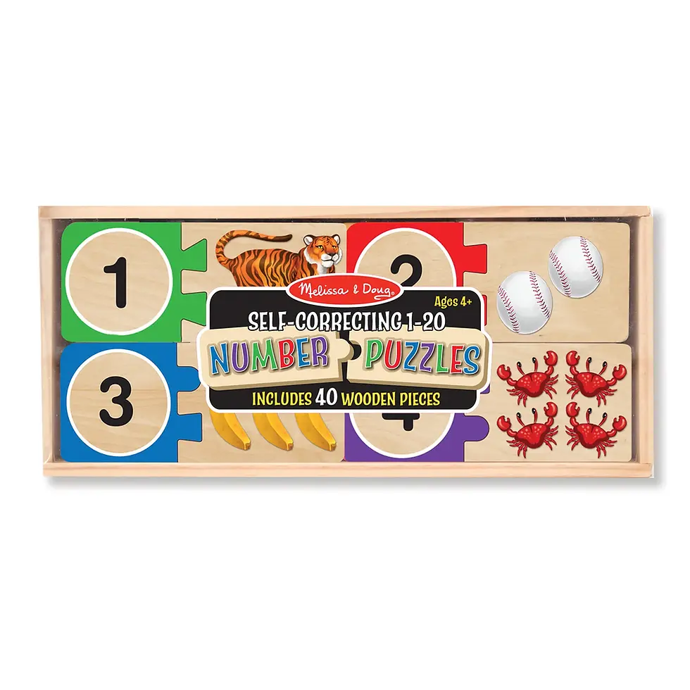 Thumbnail: Melissa & Doug Self-Correcting Number Puzzles 4Y+
