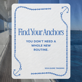 Find Your Anchors