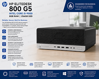 HP ELITEDESK 800 G5 I5-9500 8GB 256GB
