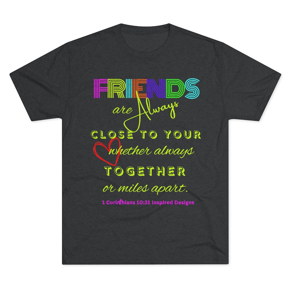 Thumbnail: Friends Unisex Tri-Blend Crew Tee (Super Soft)