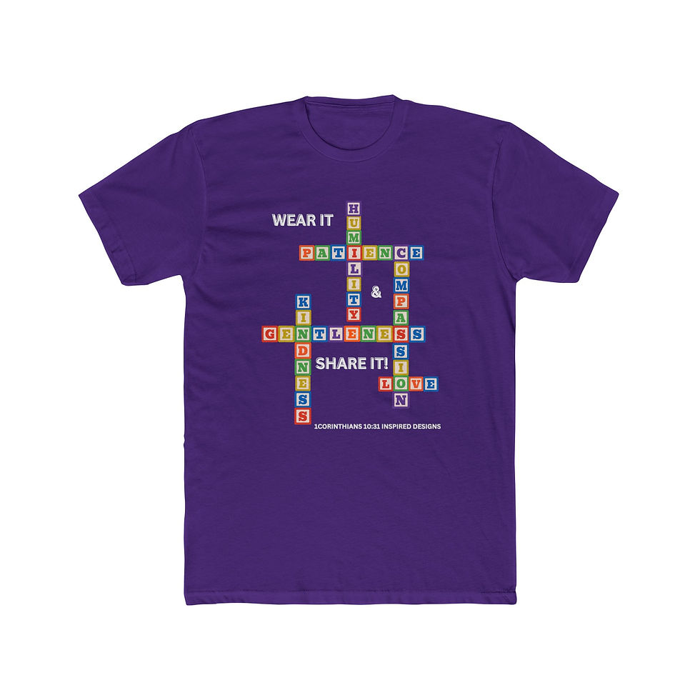 Thumbnail: Colossians 3:21 - Unisex Cotton Crew Tee