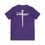 Thumbnail: Faith-Inspired V-Neck Tee - 'One Way' Christian T-Shirt with Cross Design