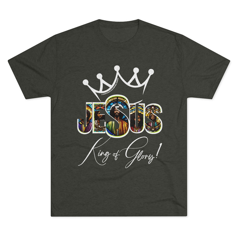 Thumbnail: King of Glory - Unisex Tri-Blend Crew Tee (Super Soft)