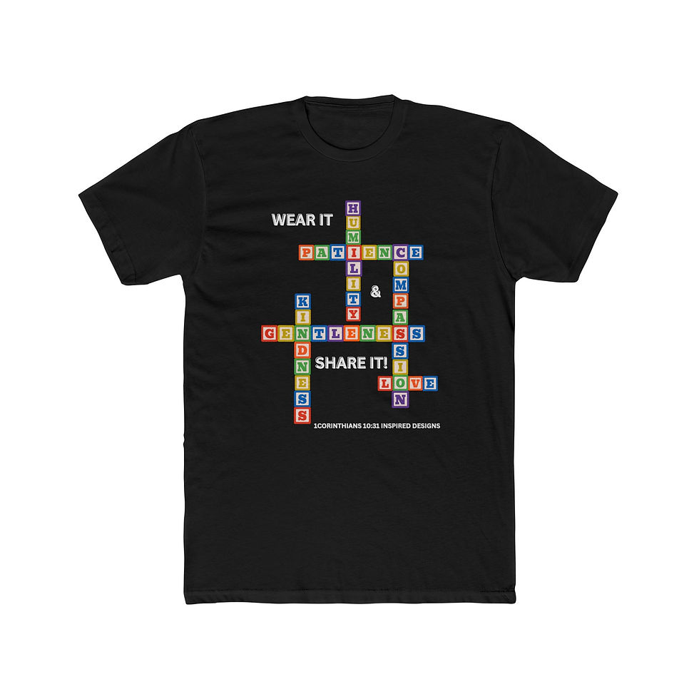 Thumbnail: Colossians 3:21 - Unisex Cotton Crew Tee