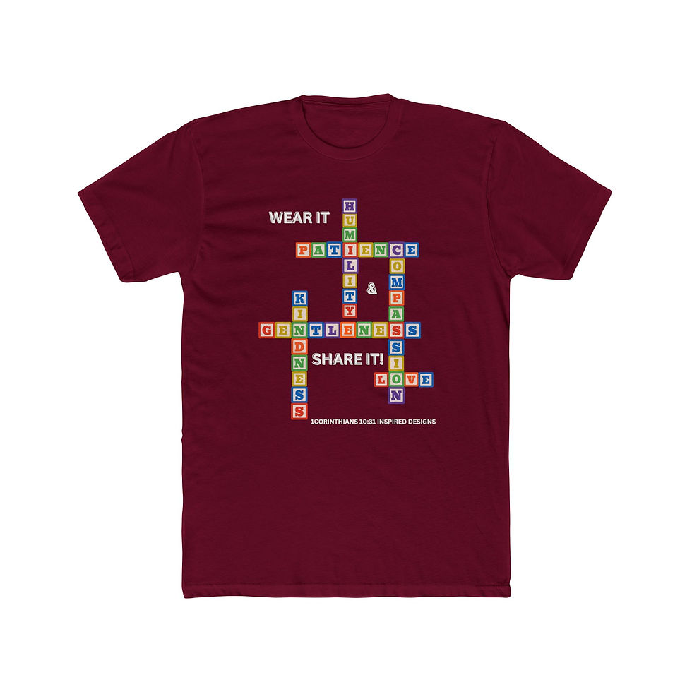 Thumbnail: Colossians 3:21 - Unisex Cotton Crew Tee