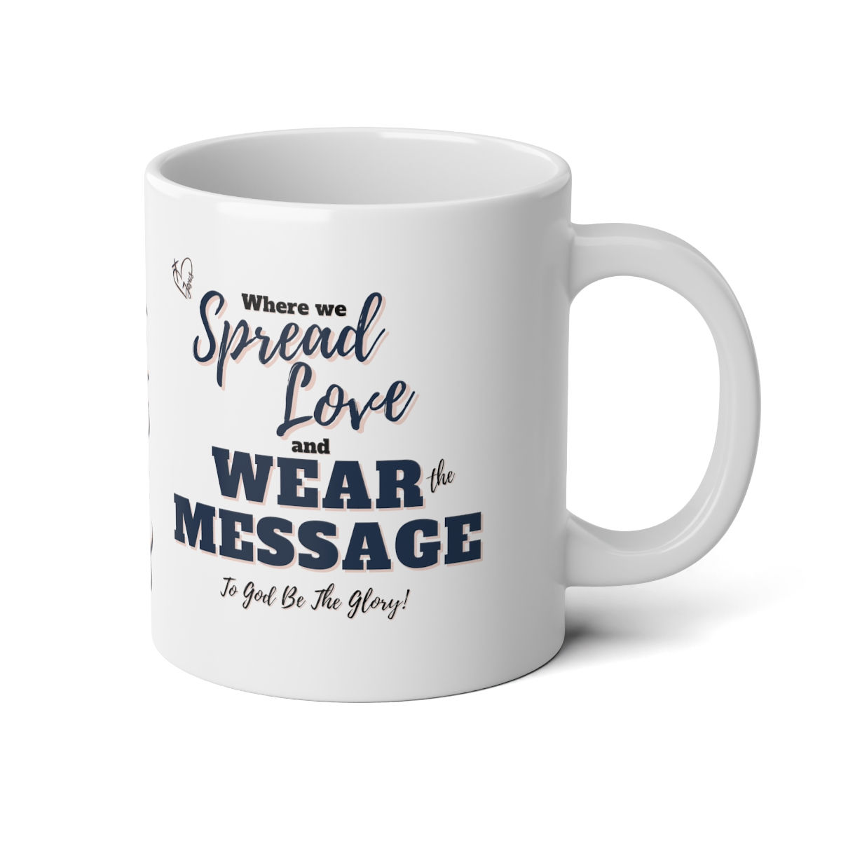 1Corinthians10:31 - Jumbo Mug, 20oz