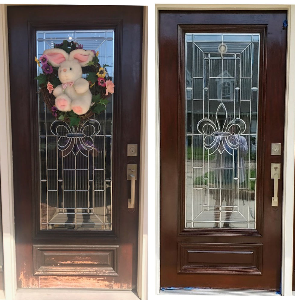 Door refinish in New Orleans