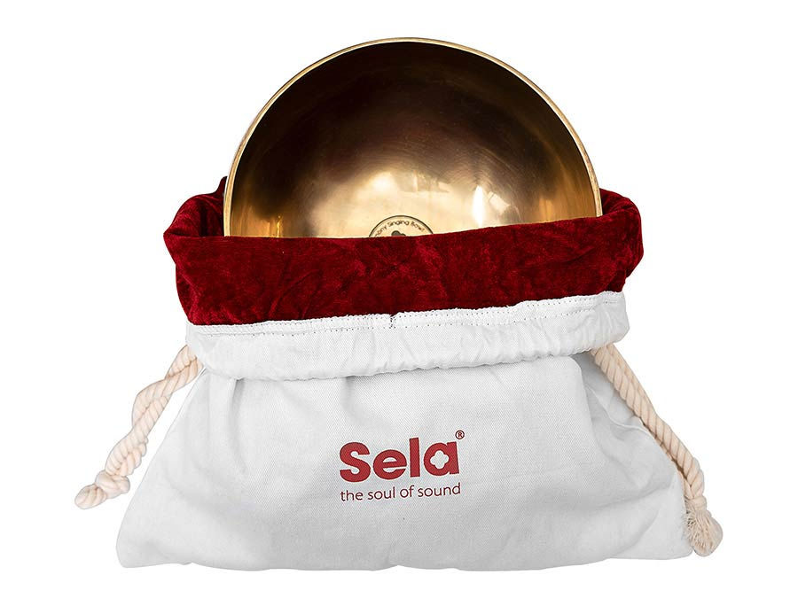 Thumbnail: Sela brass singing bowl 19cm