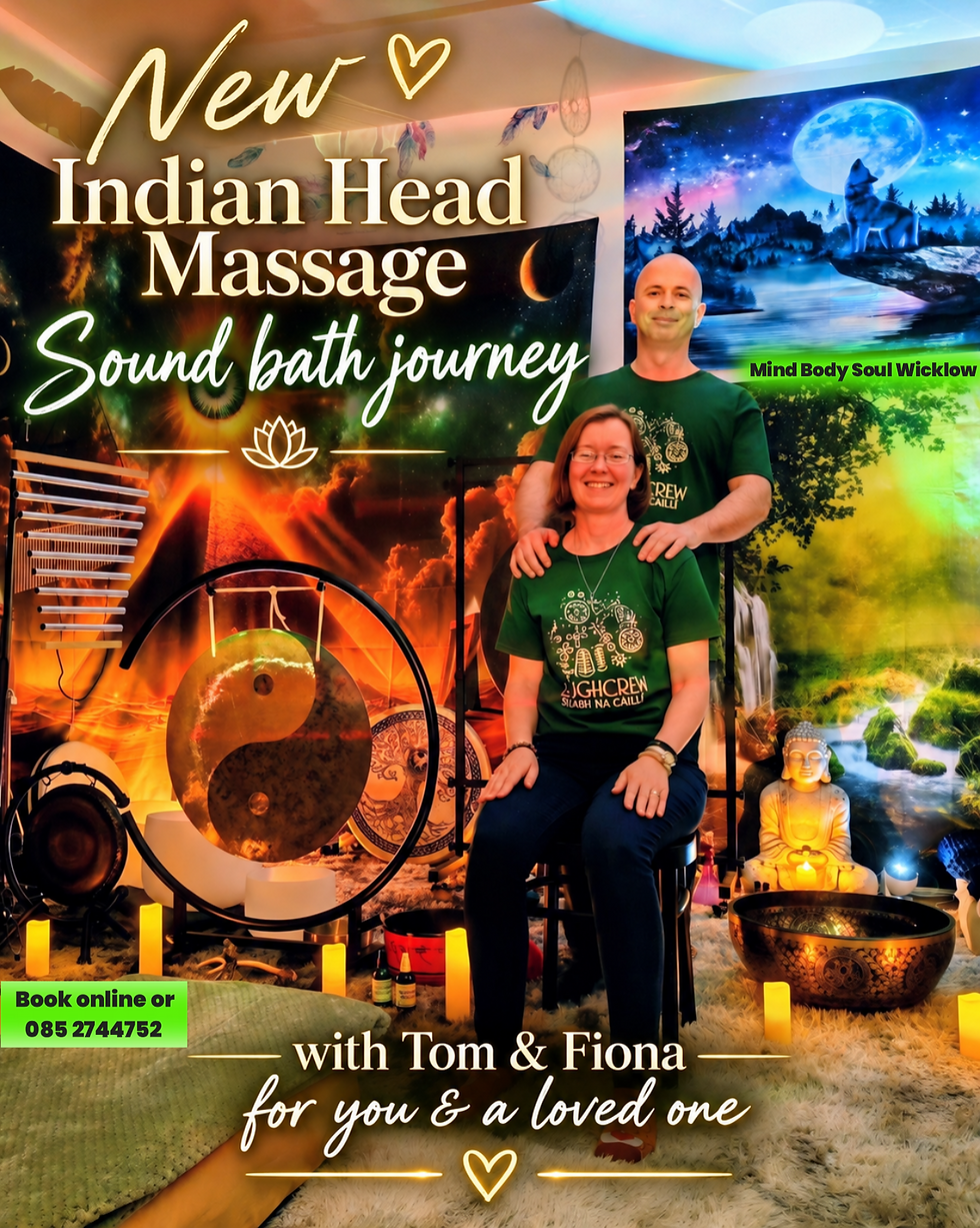 💆 Indian Head Massage & Sound Bath 🎶
