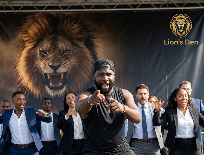 The Lion's Den Coach Mr. BON Takes Over #WOBLive stretches