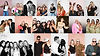 Collage of wedding, corporate, and party guests posing at a Coeur d'Alene photo booth