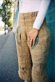 Potato sack pants are the new fashion