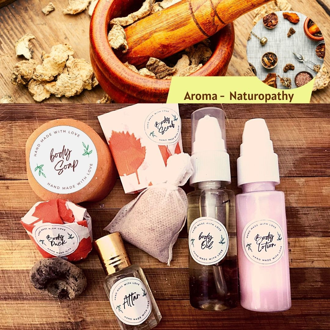 NATUROPATHY Skin Care Combo Kit-Body Polishing & Relaxing Spa