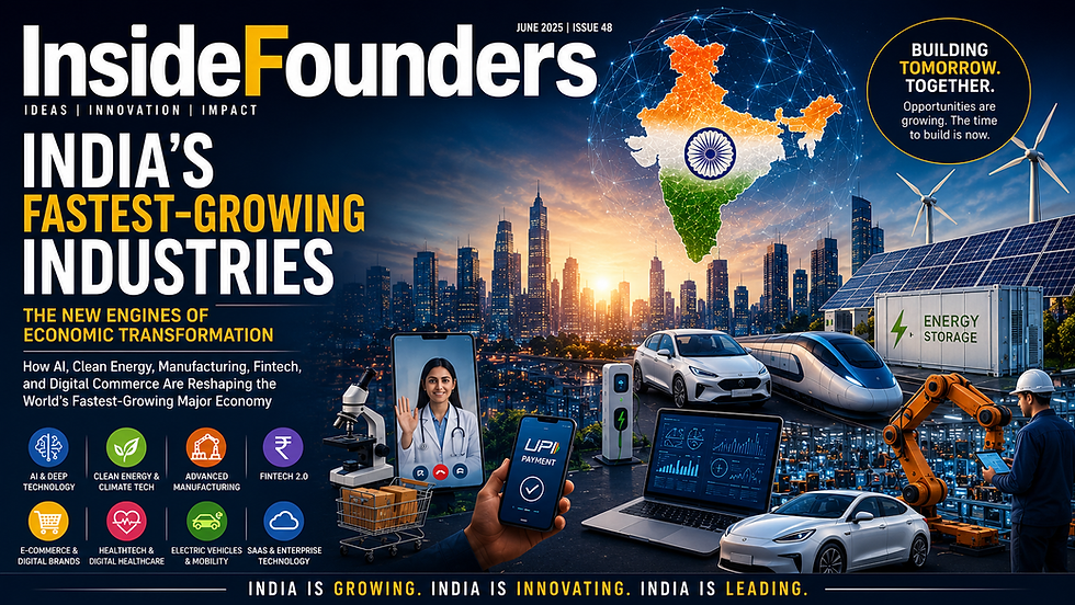 I want to pick India's Economic Transformation, AI and Innovation in India, Clean Energy Revolution, Fintech Growth in India, Digital Commerce Trends, Economic Growth Drivers, Advanced Manufacturing, Technology and Entrepreneurship, Sustainable Development in India