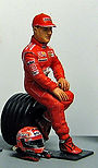 Michael Schumacher 1/43 scale figure 