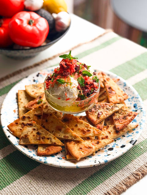 FROZEN WHIPPED FETA SUNDAE