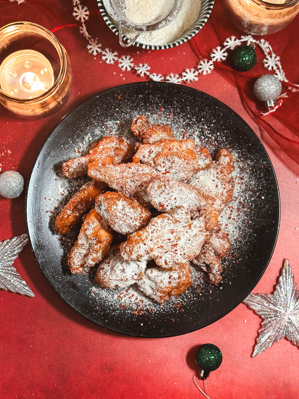 korean snowy chicken wings