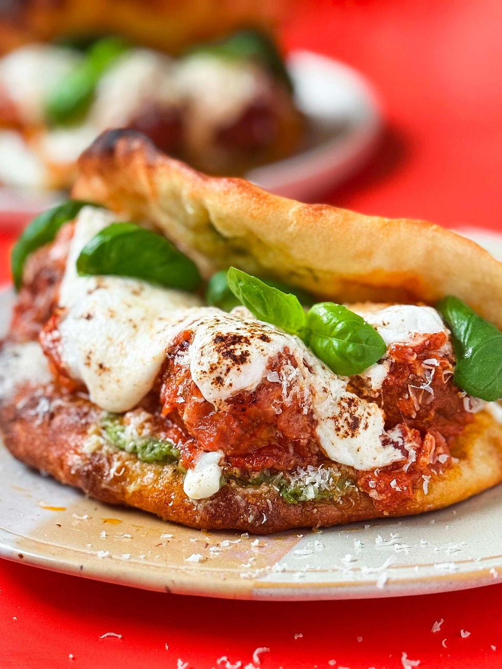 MEATBALL MARINARA PIZZA SANDWICH