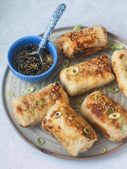 CRISPY SUSHI BAKE DUMPLINGS