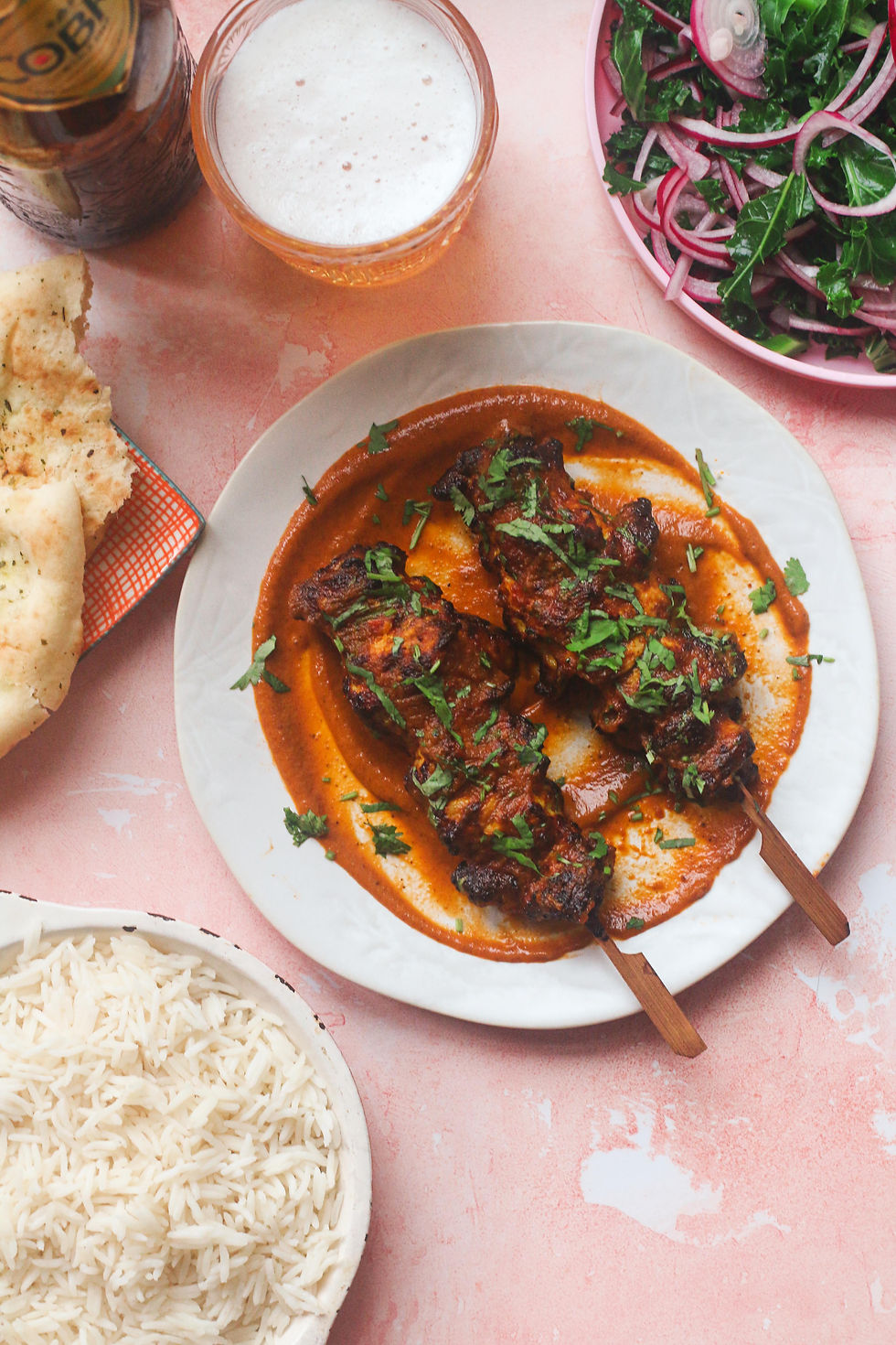 airfryer butter chicken kebabs
