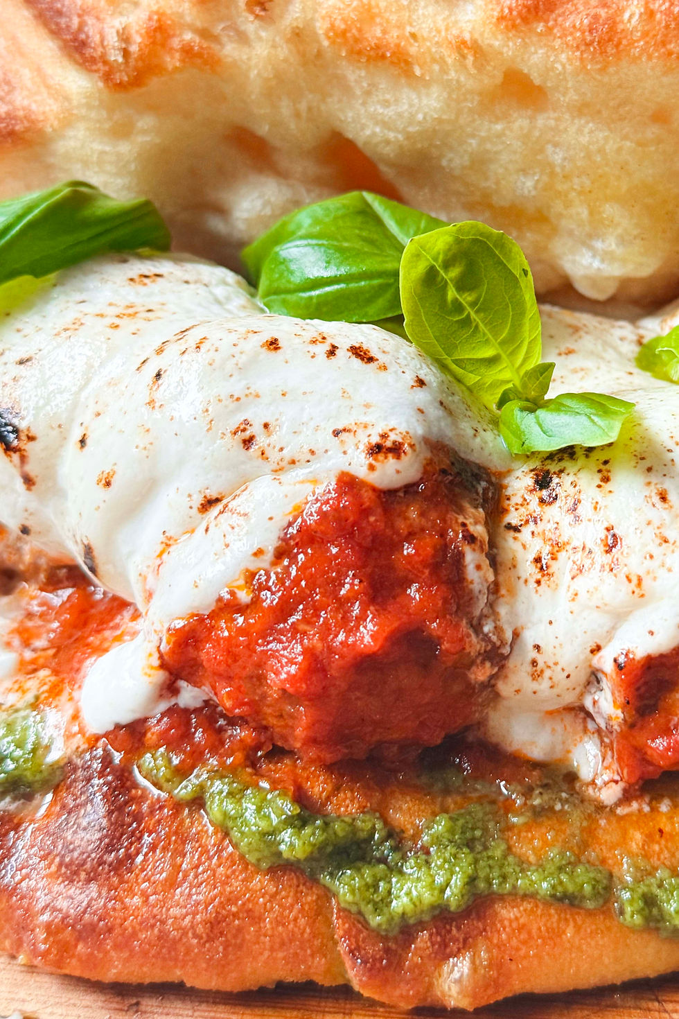 MEATBALL MARINARA PIZZA SANDWICH