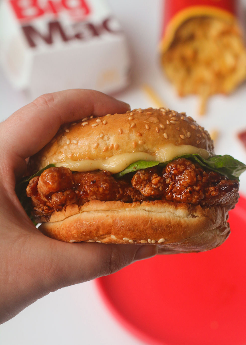 COPYCAT MCDONALD'S TERIYAKI CHICKEN BURGER