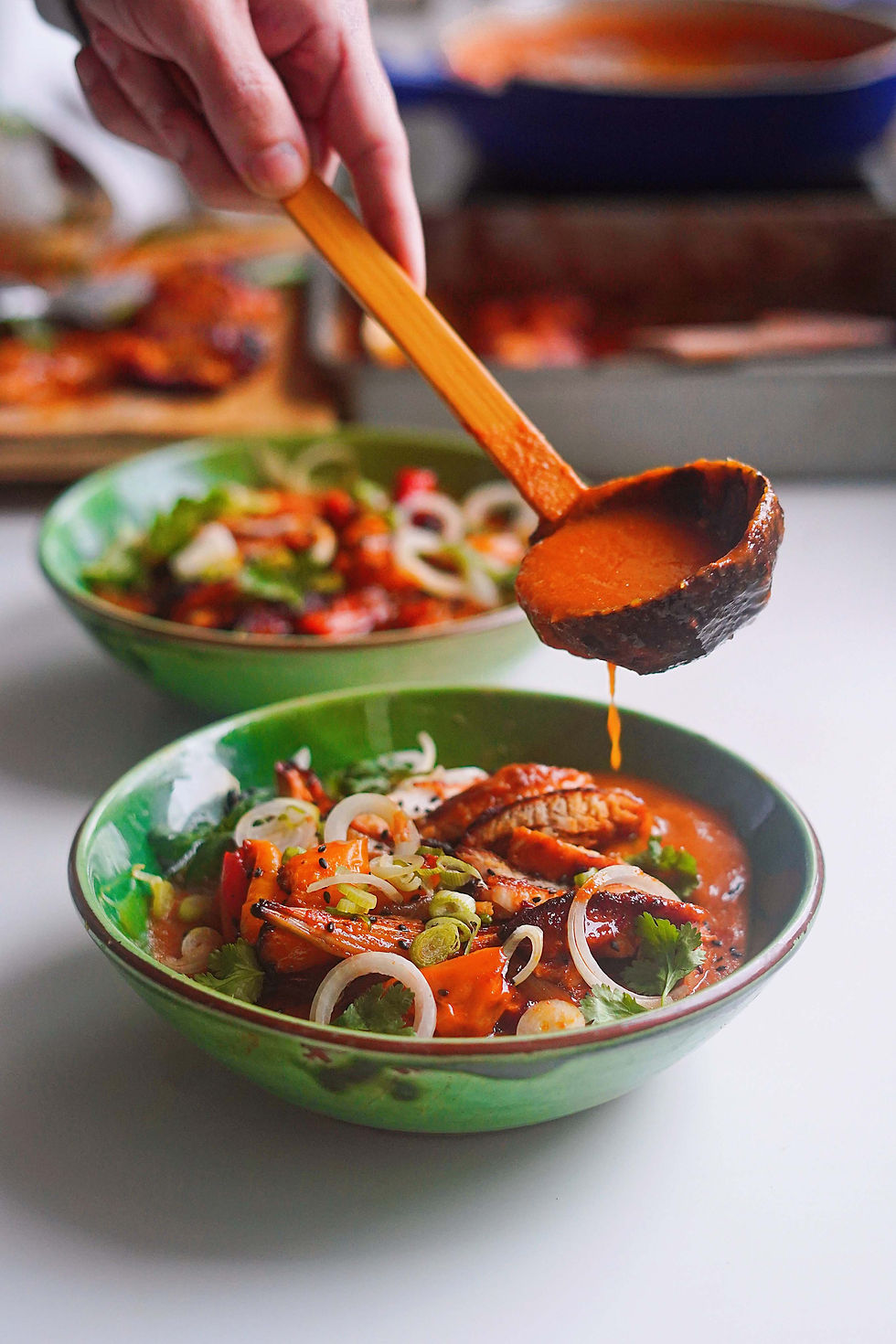 BROTHY KOREAN SWEET AND SOUR CHICKEN BOWL
