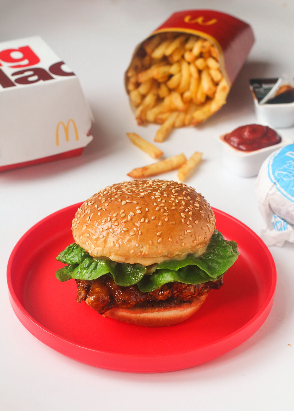 COPYCAT MCDONALD'S TERIYAKI CHICKEN BURGER