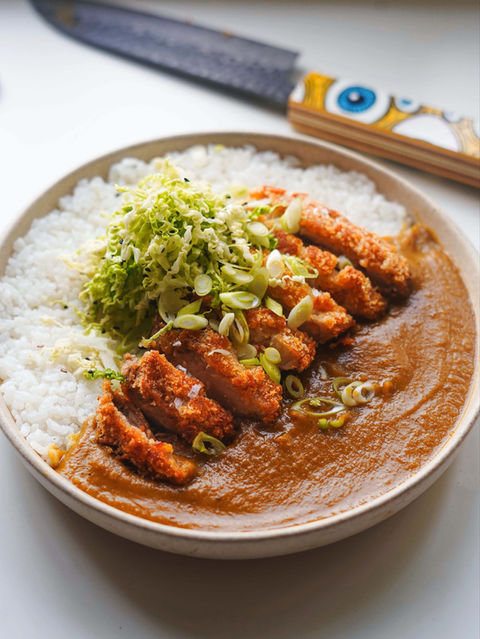LIONS MANE CARROT AND PARSNIP KATSU CURRY
