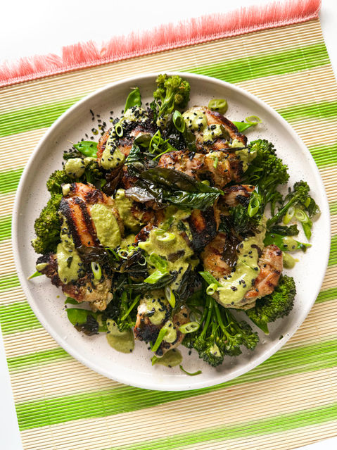 ASIAN GREEN GODDESS GRILLED CHICKEN