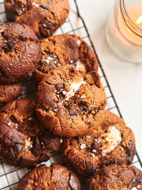 SESAME SMORES COOKIES