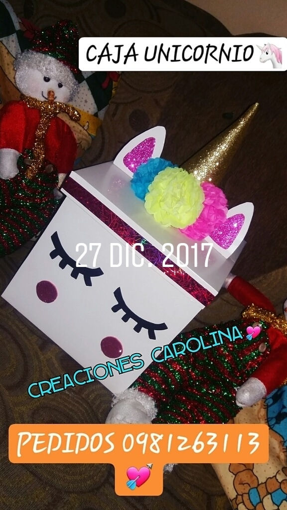CAJA UNICORNIO MEDIANA $15