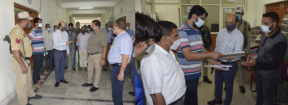 DC Ramban conducts surprise inspection of Govt offices, Orders strict  action against absentees
