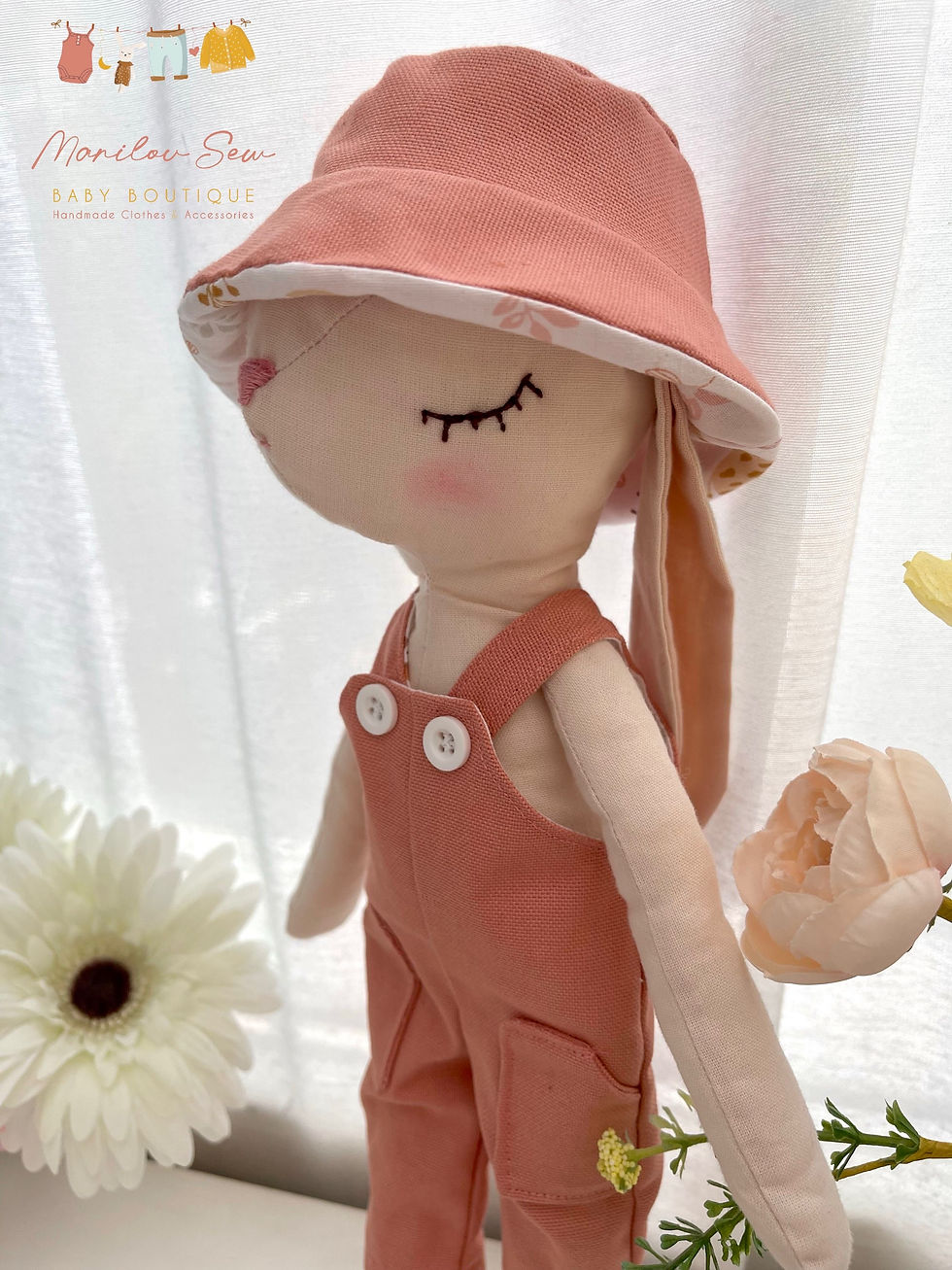 Thumbnail: Χειροποίητη κούκλα λαγουδάκι “Willow”