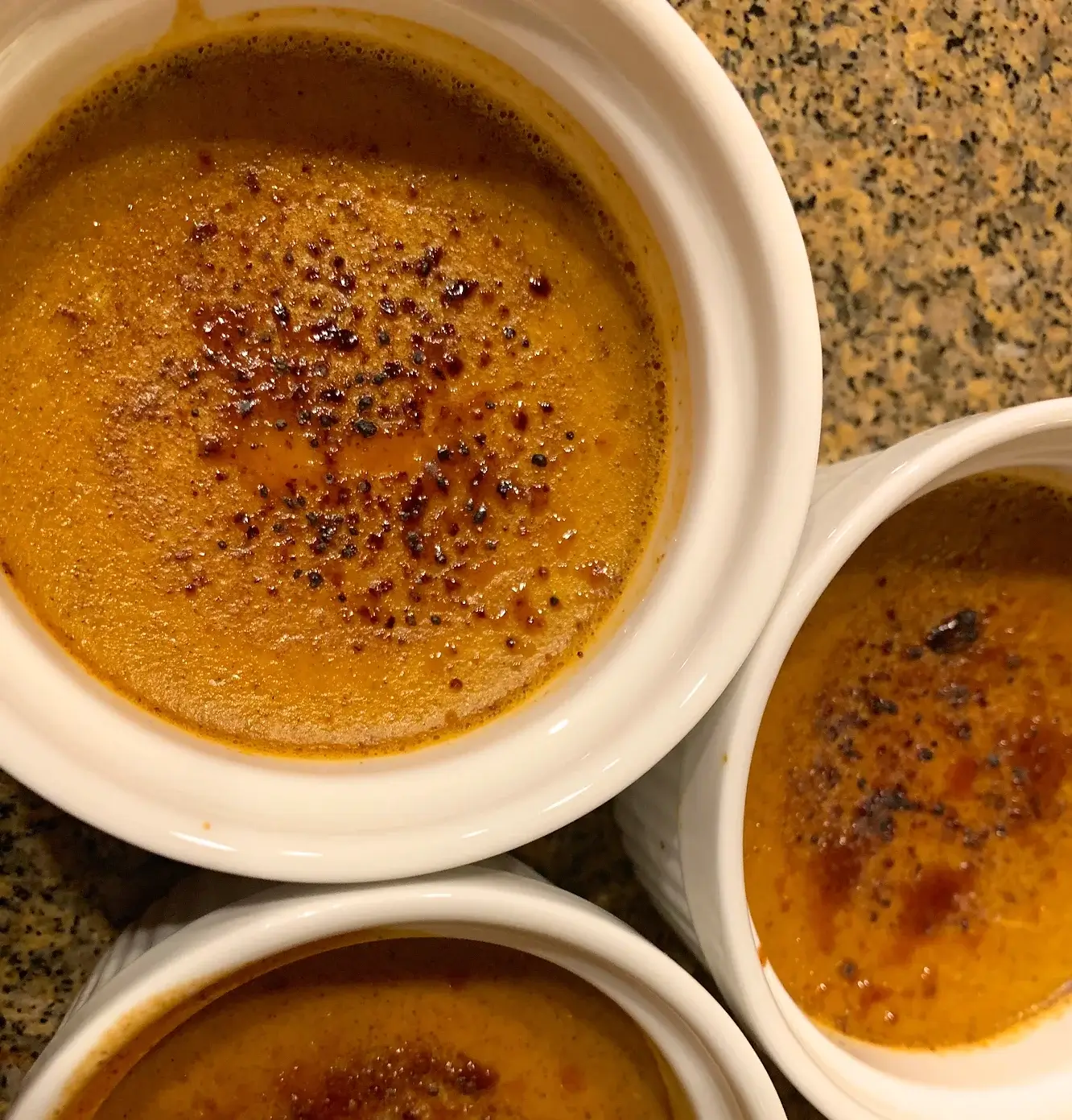 Pumpkin Creme Brulee (Much Reduced Sugar)