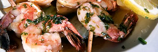 Steamed Shrimp (or Prawns) with Garlic